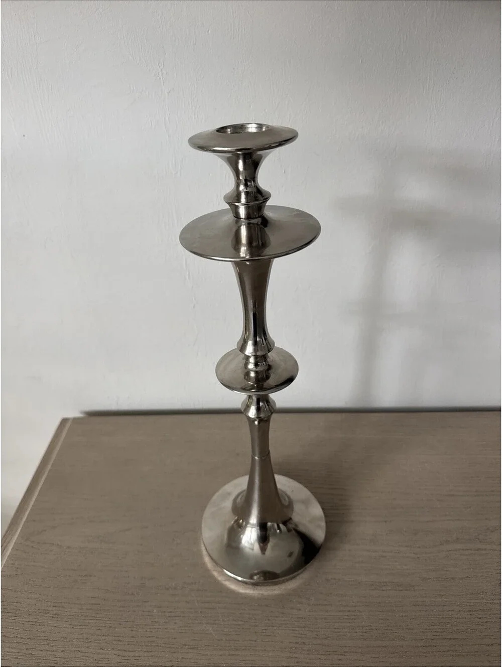 Silver Plated Candle Stick Taper Holder Decor Church Home